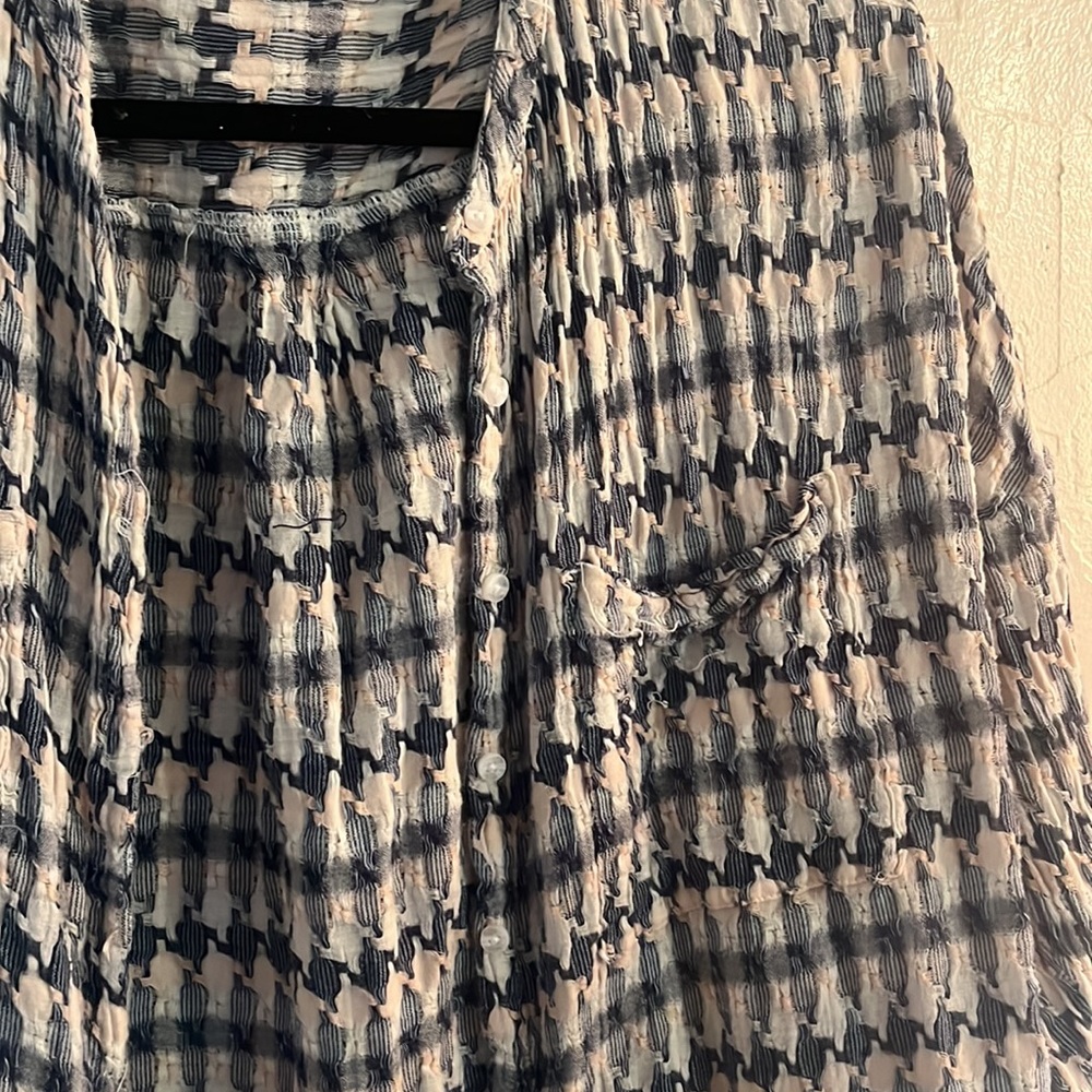 Soft flowy button up blouse